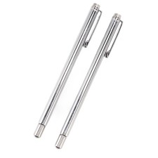 2PCS Telescopic Test Rod With Pen Clip Stainless Steel Detection Stick For JY