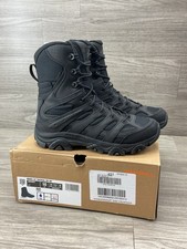 Merrell Men Moab 3 8" Tactical Zip WP Size 10 , J003907W Black NEW In Box