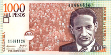 Colombia 1000 Pesos 2007 UNC Pick 456G