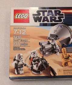 New! LEGO Star Wars: Droid Escape (#9490, 2012) sealed w/ 137pieces, 4 Minifigs