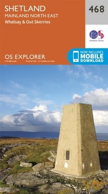 Shetland - Mainland North East by Ordnance Survey (Sheet map, folded)