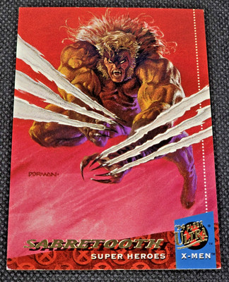 1994 Fleer Ultra X-Men Super Heroes #15 Sabretooth LP -- L26