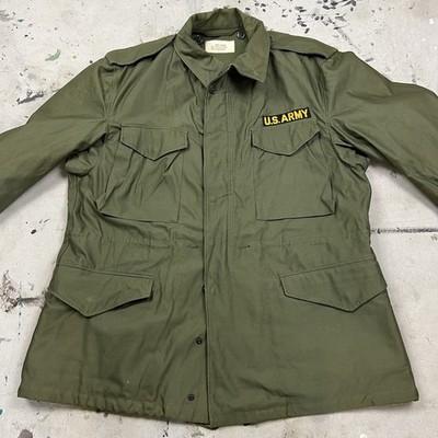 Vintage 50s US Military M-51 OG-107 Field Jacket Coat Cold Weather