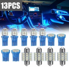 13x Auto Car Accessories Interior LED Lights 12V For Dome License Plate Lamp Kit