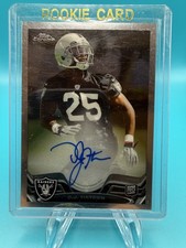 2013 Topps Chrome D.J. Hayden #16 RC Auto /600
