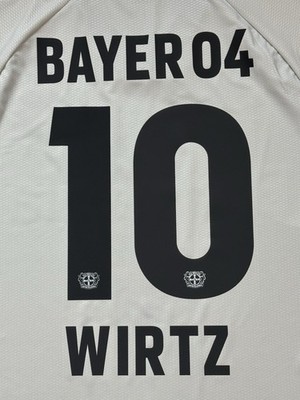 2023/24 Bayer Leverkusen Authentic Away Jersey #10 Wirtz Medium