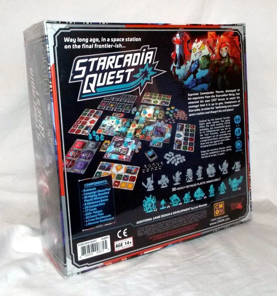 Starcadia Quest Base Game Cmon  SAQ-001 Sealed New - Image 2 of 2