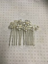 Wedding / Prom -Hair Comb- Silver and Pearl