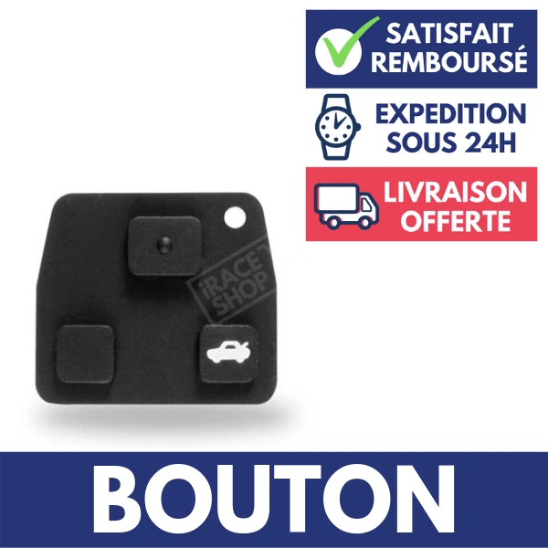 Bouton pour Coque / Boitier Telecommande Plip Cle Toyota YARIS ⭐ ENVOI GRATUIT⭐