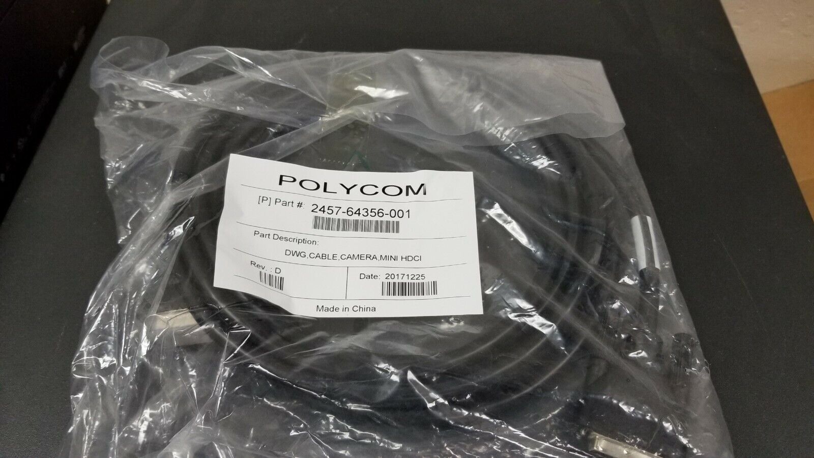 New Polycom 2457-64356-001 Camera Cable Mini HDCI Rev.D Eagle Eye