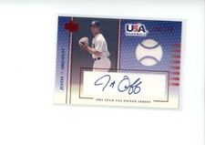 2003 Upper Deck USA Baseball Justin Orenduff #J-1 Jersey Patch Auto 092/150
