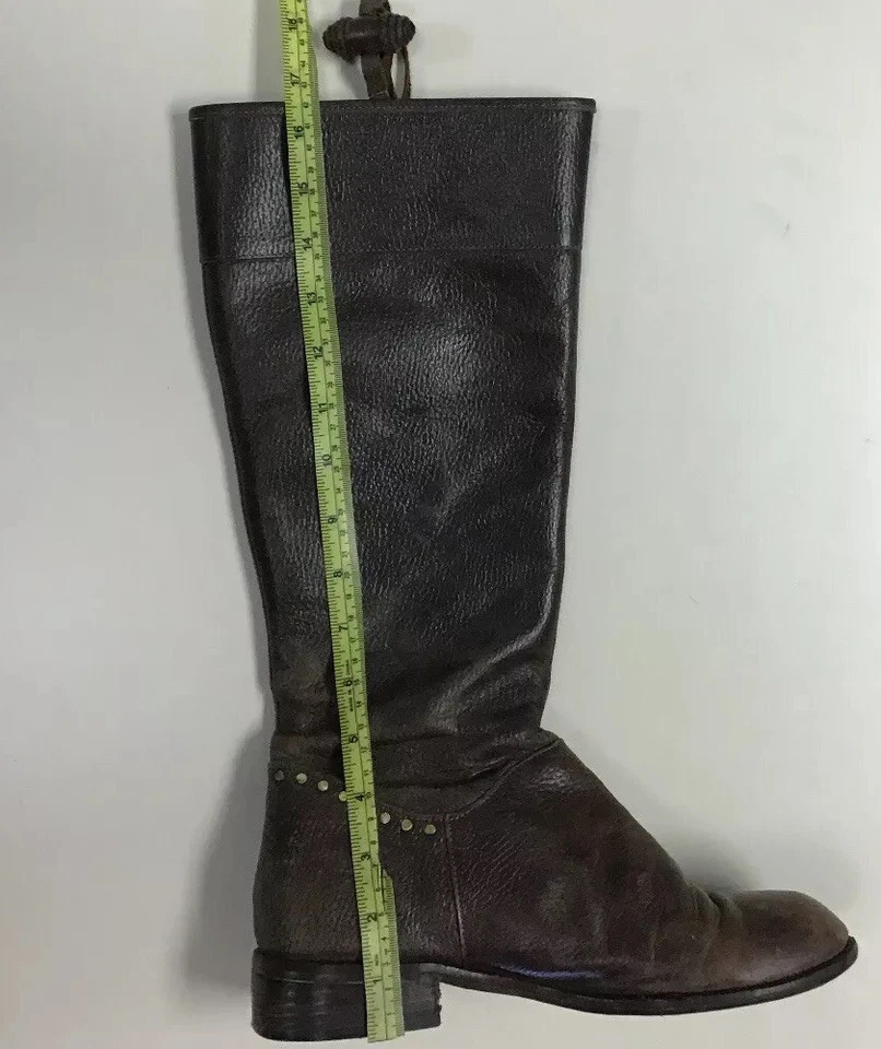 Botas Schuler & Sons Philadelphia Anthropologie Feminina Marrom Boho Joelho Alto Tamanho 9 - Imagem 4 de 4