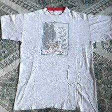 Scottish Terrier Periwinkles Pet Gallery Tshirt L XL Made In USA Dog Vtg 1996