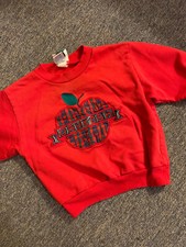 Vintage 90s Osh Kosh Apple Kid Sweatshirt