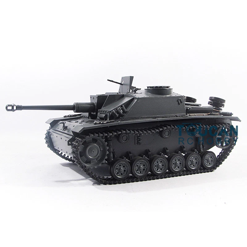 Almost Full Metal Mato 1/16 Stug III RC Tank KIT Infrared Barrel Recoil 1226 - Image 2 of 4