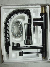 Kitchen Faucet Swivel Spout Single Handle Sink Pull Down Sprayer Mixer Tap