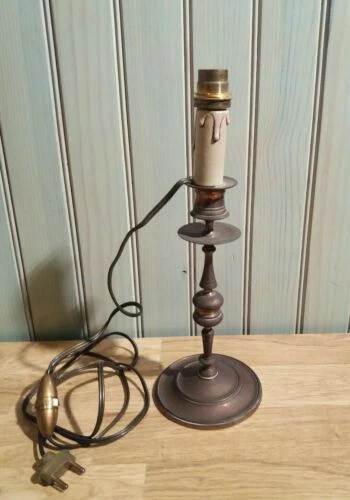 Pieds de lampe du XXe siècle en laiton