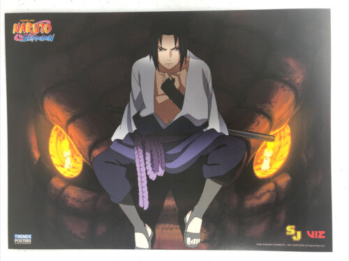 Mini póster Sasuke Uchiha - Shonen Jump Naruto Shippuden 8x11 - Imagen 1 de 1