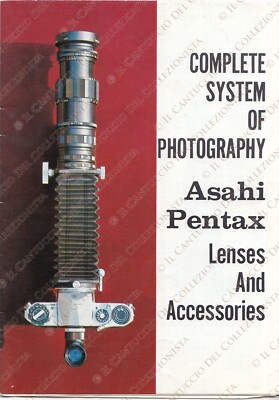 ASAHI PENTAX Komplettsystem Fotografie Kamera Objektive *Poster Vintage