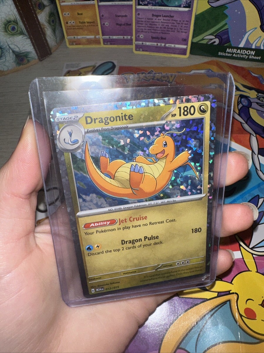 dragonite pokemon card 012/015 012-015 Holo (IT)  PACK FRESH  Federicstore Holo Rare Card Type Pokmon Dragonite Promo Card 012/015