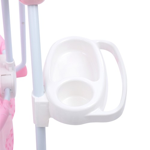 Elektrische Babywiege Babybett Automatische Schaukel Babywippe Kinderbett Rosa - Bild 9 von 17