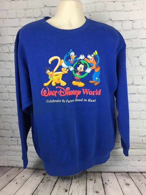 VTG Walt Disney World 2000 Sweatshirt Men's XL Millennium Mickey Mouse Goofy | eBay