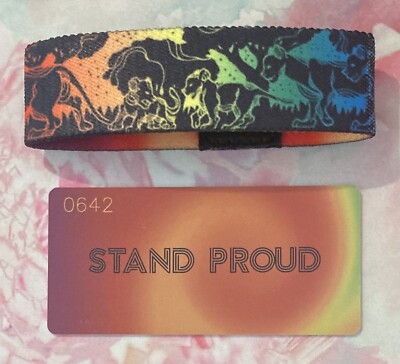 Zox Stand Proud Armband Strap And Card. Thema Löwe/Großkatze