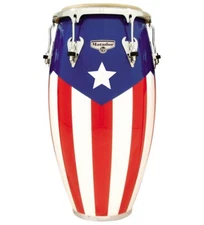 LP Matador Puerto Rican Flag Conga Drum. Size 11-3/4” M752S-PR