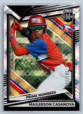 Mailerson Casanova 2022 Panini Elite Extra Edition Prime Numbers A SN #/185 #198