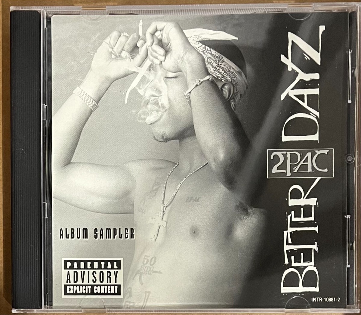 2pac Better Dayz (Album Sampler) 8trk US Promo CD 2002 w/ Snippets