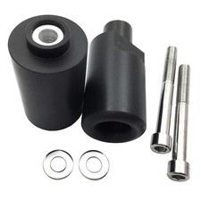 No Cut Frame Slider Crash Protector Black For 2004 2005 Suzuki GSXR 600 750