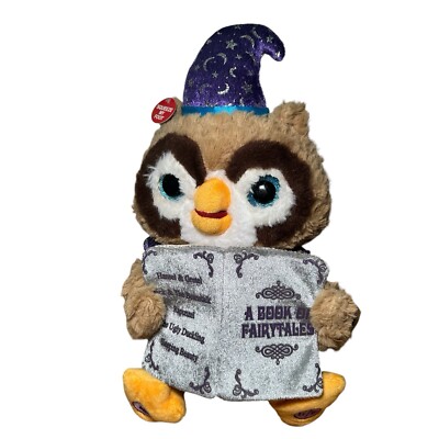 Cuddle Barn Octavius The Storytelling Owl - Animated Plush Toy  Works Great