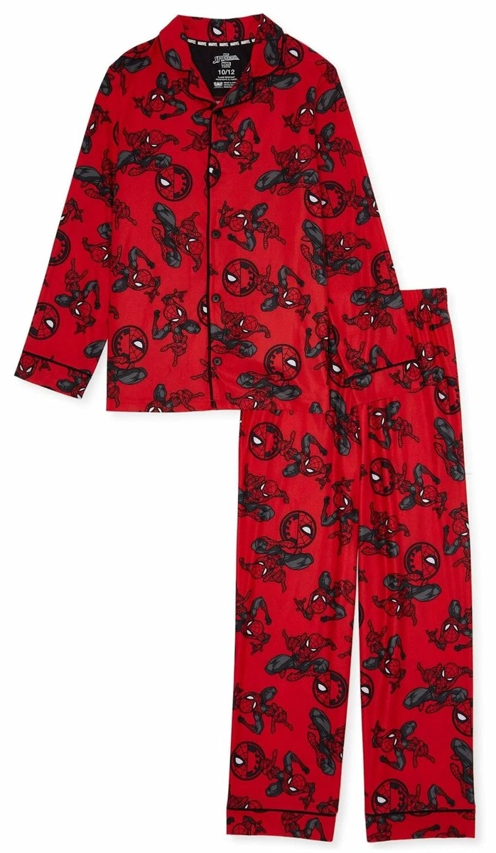 Black spiderman online pajamas