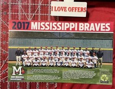MAX FRIED MINOR ROOKIE 2017 MISSISSIPPI BRAVES TEAM PICTURE PHOTO MICHAEL MADER