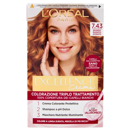 L'Oreal Excellence Creme 7.43 New 1pz