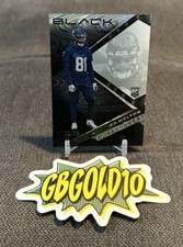 2022 Panini Black - Rookies Sapphire #195 Bo Melton /75 (RC)