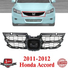 Grille Assembly Shell Black For 2011-2012 Honda Accord Coupe