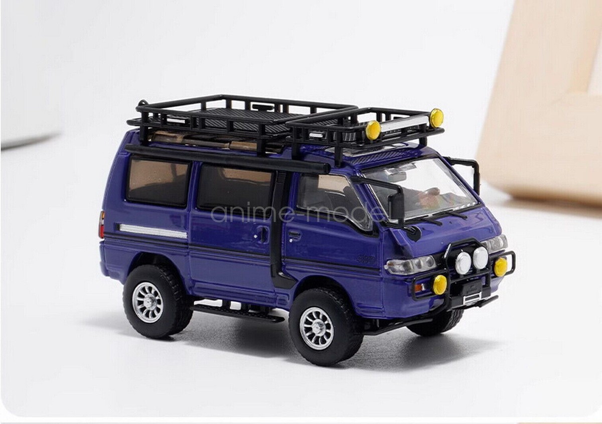 Autobots 1/64 Scale Mitsubishi Delica refitted Purple Diecast Car