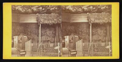 Photo:Mary, Queen of Scots' bedroom, Holyrood Palace, Edinburgh, Scotland