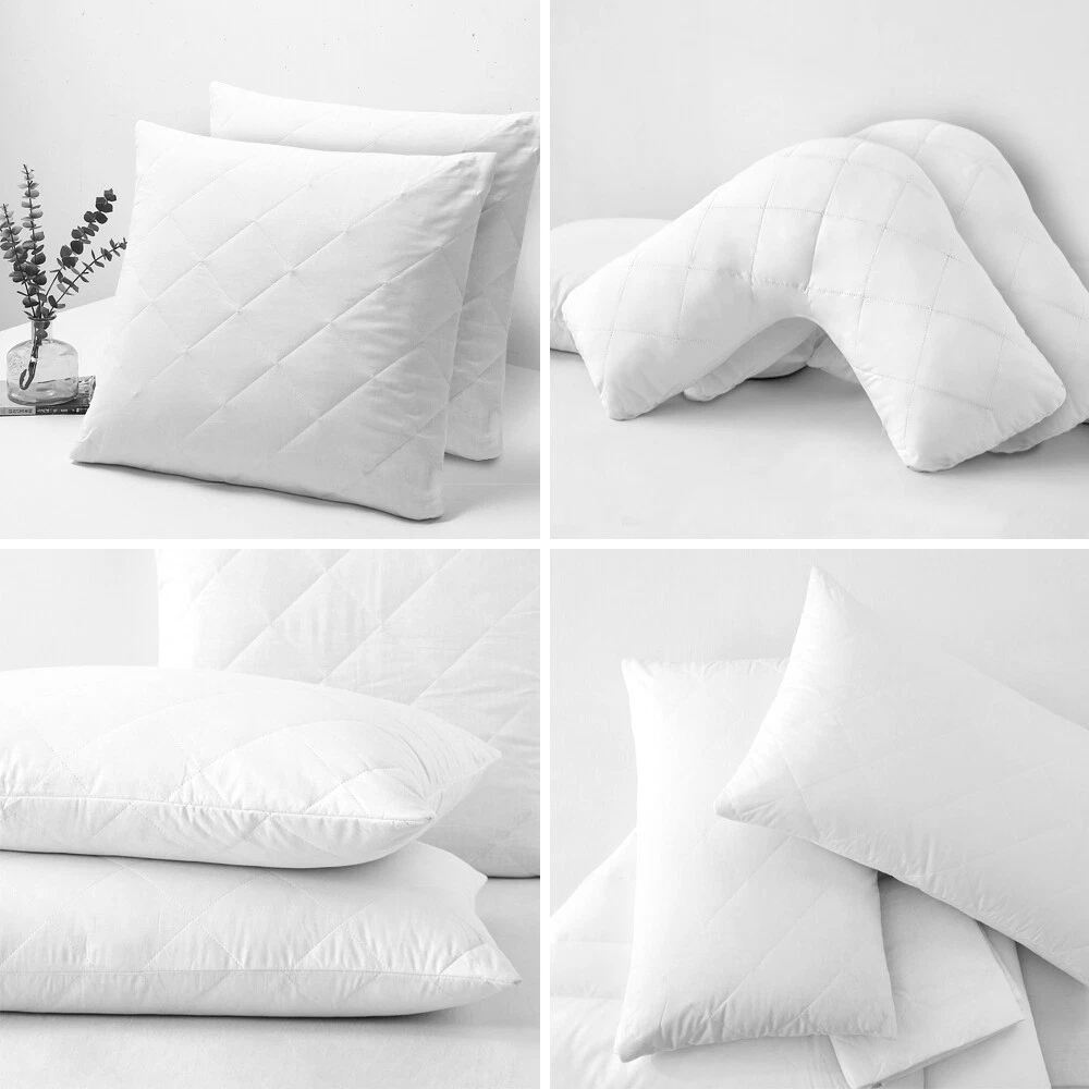 2x Aus made Standard European King Size V Shape Pillow