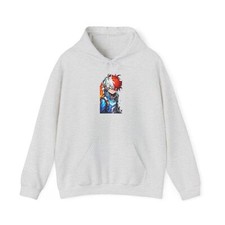 Unisex Heavy Blend JL Anime Hooded Sweatshirt - My Hero Academia Shoto Todoroki