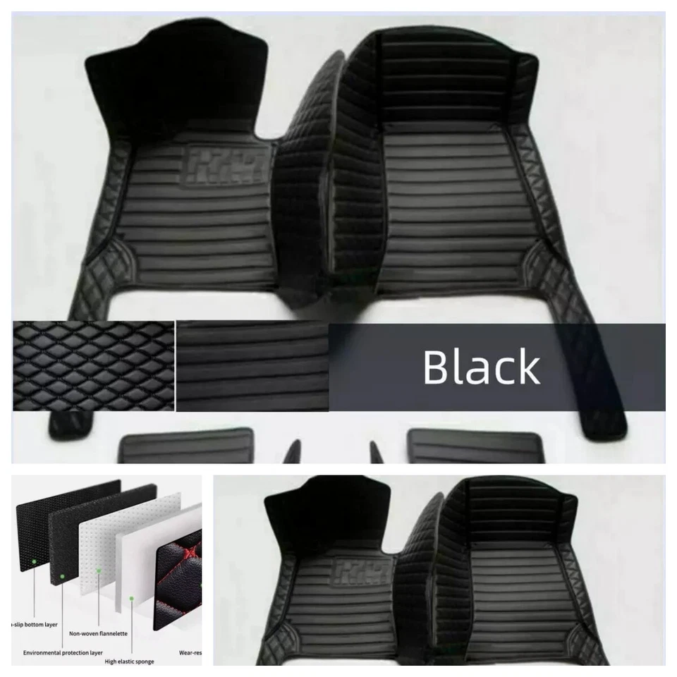 Juego de alfombrillas para coche Mercedes Benz ajuste personalizado todas las estaciones impermeables Foto 2 de 4