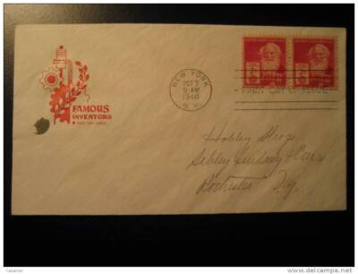 USA New York 1940 Samuel F.B. Morse Telephone Phone Telefon Telefono Telegraph T
