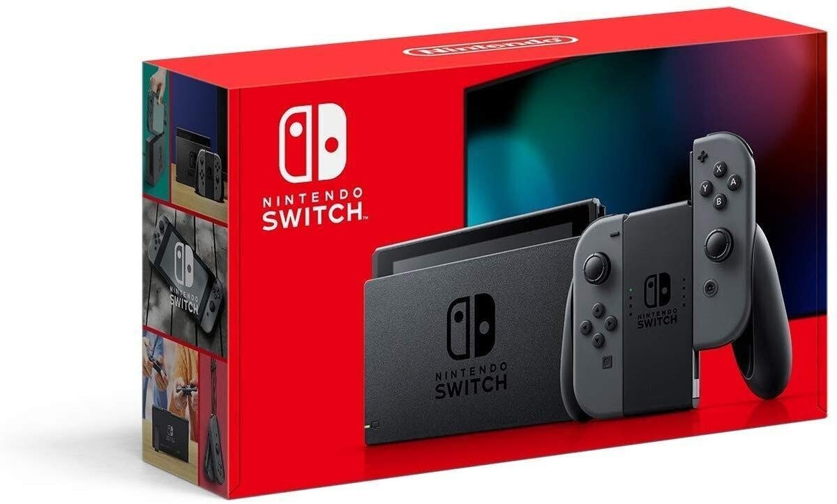 Nintendo Switch Game Console - 32GB, New Edition, Gray Nintendo Switch Game Console - 32GB, New Edition, Gray
