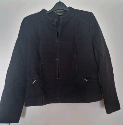 Mango Basics Ladies Black Blazer - Size Large