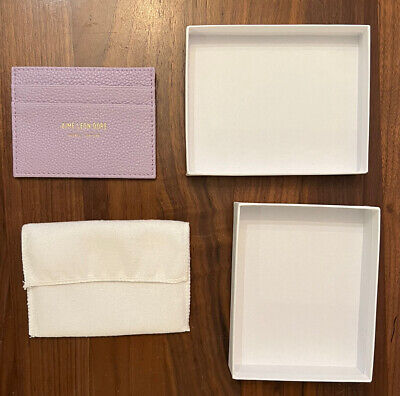 Aime Leon Dore ALD Leather Card Holder in Purple Queens New Aime Leon Dore ALD Leather Card Holder in Purple Queens New