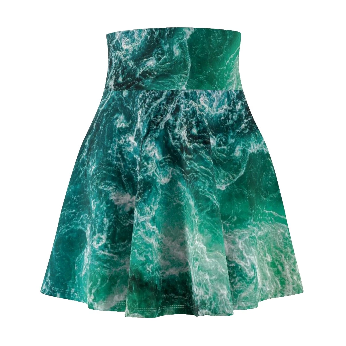 Faldas para mujer geométrico de cuero de imitación