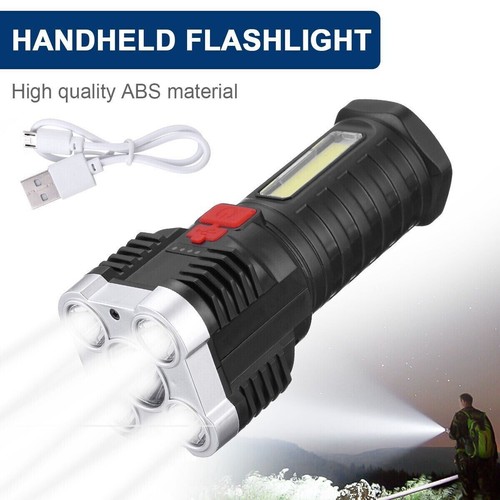 1200000LM High power LED flashlight high lumen tactical light USB charging - - Picture 23 of 25