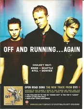 EVE 6 Rare VINTAGE 1999 Open road PROMO TRADE AD Poster for Self tiled CD MINT