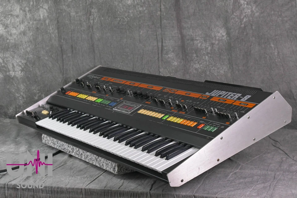 Roland Jupiter-8 Polyphonic Analog Synthesizer mit HC in sehr gutem Zustand - Bild 3 von 4